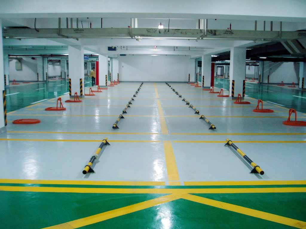 天津停车场车位划线厂家|地下车库划线厂家价格 